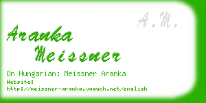 aranka meissner business card